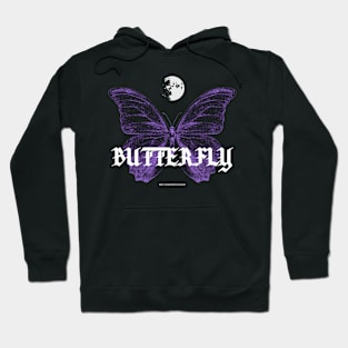 Butterfly | Metamorphosis | Aesthetic | Purple Hoodie